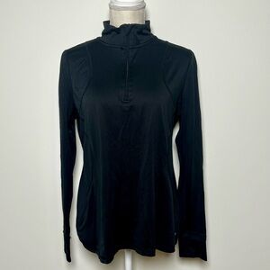 Champion Women's Black Quarter Zip Running Shirt